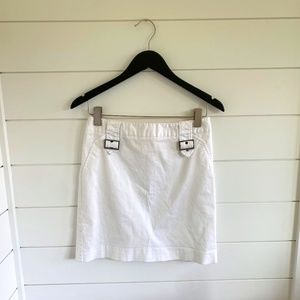 High waisted mini skirt